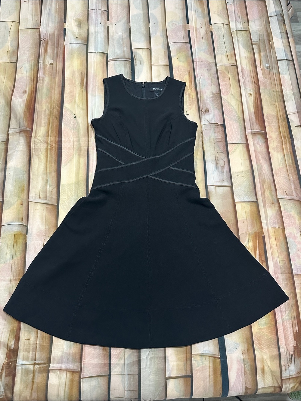 White House Black Market Black Fit & Flare Pocket Dress Size 00